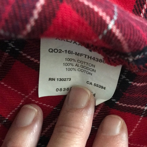 Lee Rider plaid button down XXL - Picture 4 of 4